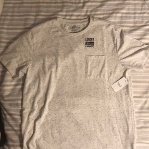 White spotted long tee shirt